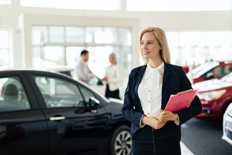 6 Strategies for Consistent Car Sales Appointment Setting 8 woman getting ready for her car sales appointment setting