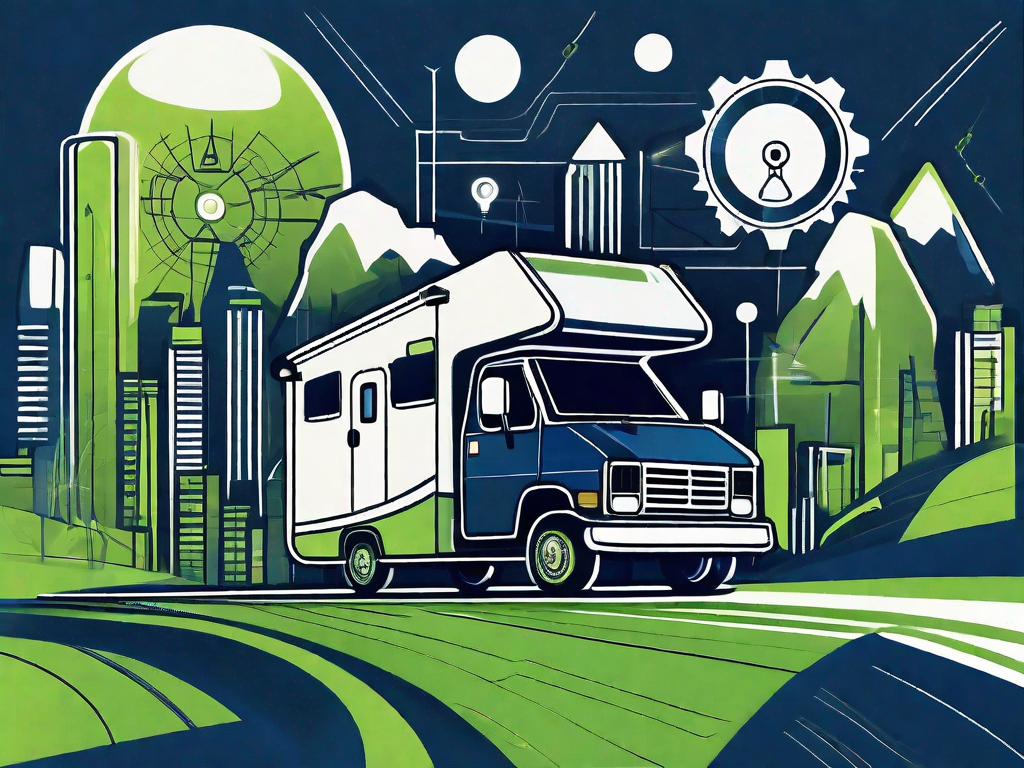 Efficiency Overdrive: 6 Strategies for the Most Efficient Marketing in RV Dealerships 1 A sleek rv on a highway