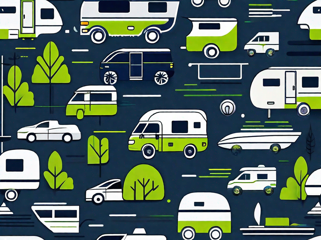 Inbox Innovations: 6 Ways to Craft Effective E-mail Marketing for RV Dealerships 1 A modern rv (recreational vehicle) dealership with various rv models