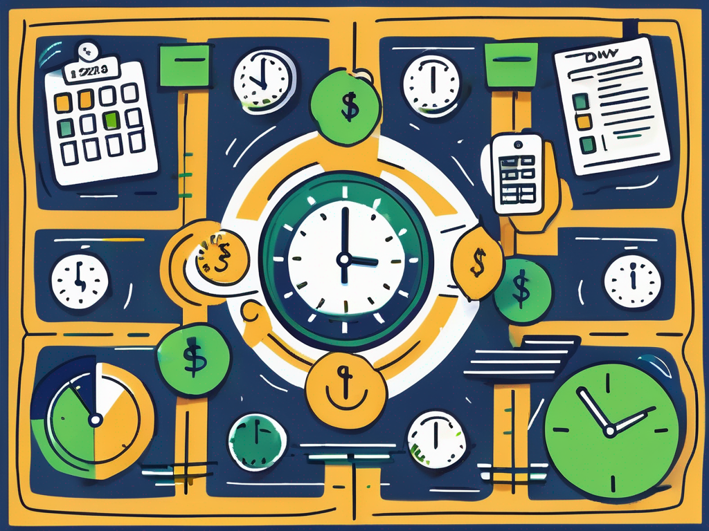 Improve your Sales Scheduling With These Simple Steps 1 A calendar marked with various color-coded tasks
