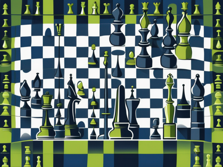 How to Make Modern Sales Strategies Work for You 9 A chessboard with traditional chess pieces on one side and modern