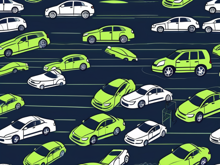 5 Big Dealer Floor Plan Mistakes That Will Irritate Your Auditor 5 A chaotic car dealership floor plan with disorganized paperwork