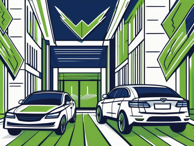 How to Save a Dealership Reputation That's Under Attack 1 A car dealership with a shield deflecting incoming arrows