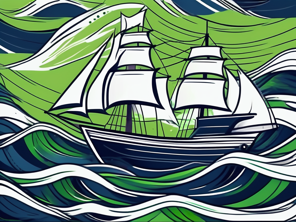 10 of the Best Tips for Overcoming Rejection in Sales with Confidence 1 A sturdy ship navigating through stormy seas