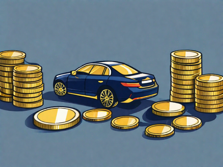How to Increase Dealer Profitability: Strategies for Success 9 A symbolic scale balancing a car and a pile of gold coins