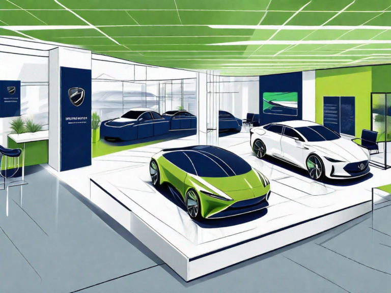 How to Manage a New Car Dealership: A Step-by-Step Guide 8 A new car dealership with various types of cars displayed in a well-organized manner