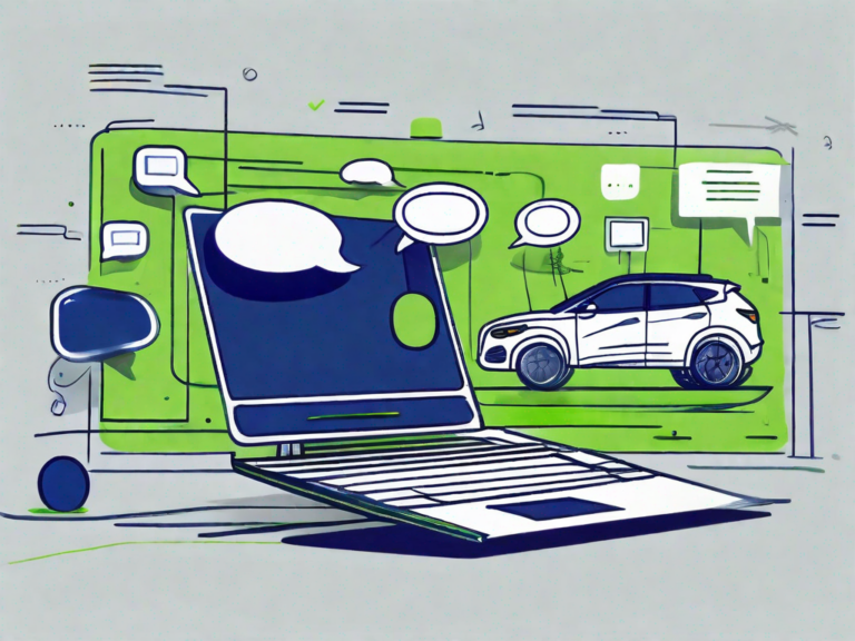 Chat Excellence: Managing Online Conversations for Your Car Dealership 5 A computer screen displaying various chat bubbles