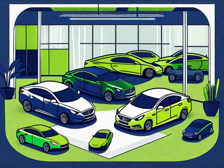 The Ultimate Guide: How to Be a Good Car Salesman 9 A car showroom with various types of cars