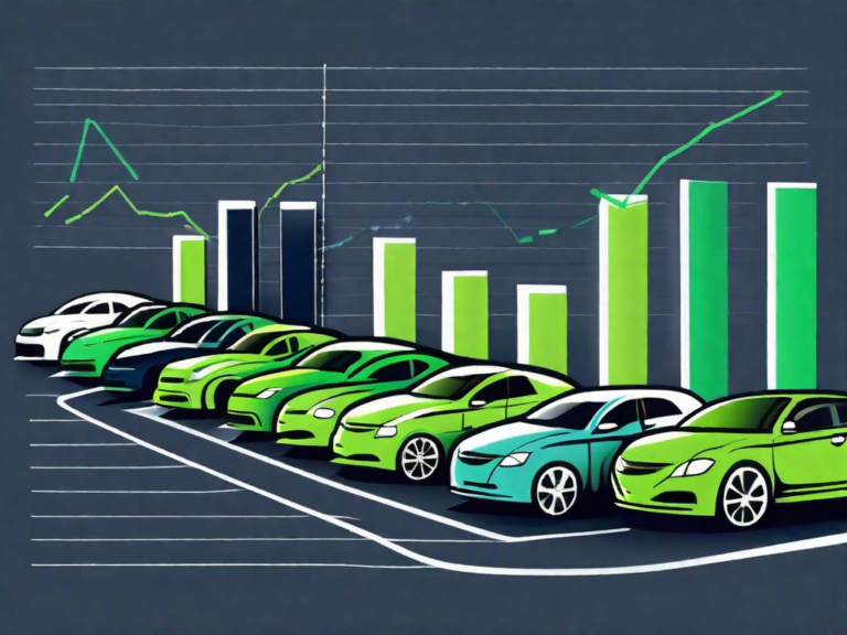 Demystifying Monthly Car Sales: What's the Average? 2 A variety of cars in different colors and sizes lined up
