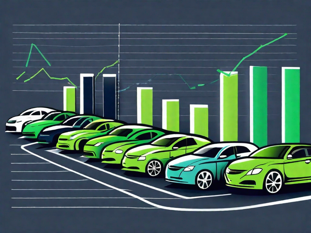 Demystifying Monthly Car Sales: What's the Average? 1 A variety of cars in different colors and sizes lined up